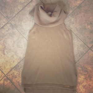 Michael Kors turtleneck sleeveless sweater